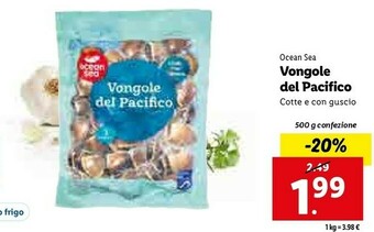 Lidl Vongole offerta