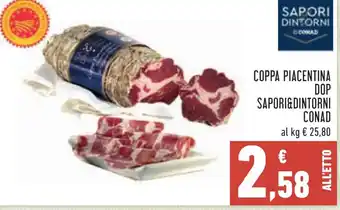 Conad COPPA PIACENTINA DOP SAPORI&DINTORNI CONAD offerta