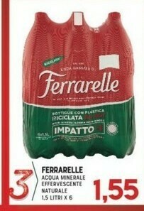 Gran Risparmio Acqua minerale effervescente naturale offerta