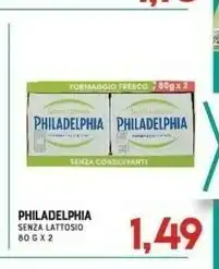 Gran Risparmio Mondelez - philadelphia classico senza lattosio 160 g(ml) offerta
