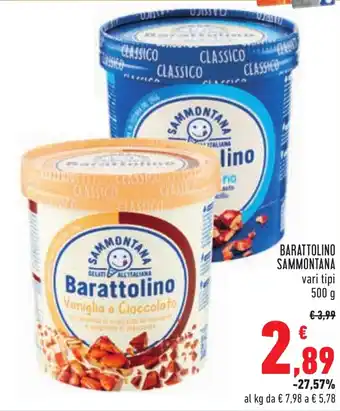 Conad BARATTOLINO SAMMONTANA vari tipi 500 g offerta