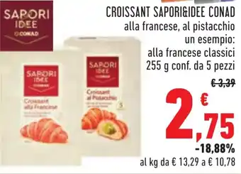 Conad CROISSANT SAPORI&IDEE CONAD offerta