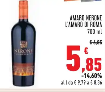Conad AMARO NERONE L'AMARO DI ROMA 700 ml offerta