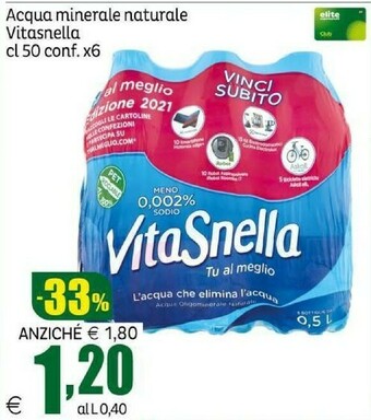 Elite Acqua offerta