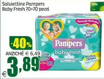 Elite Salviettine baby fresh offerta