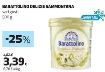 Coop BARATTOLINO DELIZIE SAMMONTANA vari gusti 500 g offerta