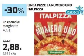 Coop LINEA PIZZE LA NUMERO UNO ITALPIZZA margherita 435 g offerta