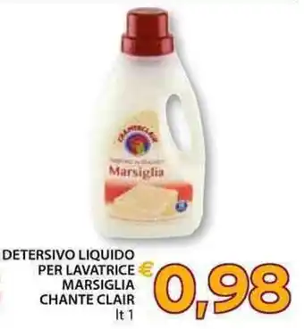 Chante Clair Marsiglia Detersivo Liquido Per Lavatrice 1 lt