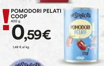 Coop POMODORI PELATI COOP 400 g offerta