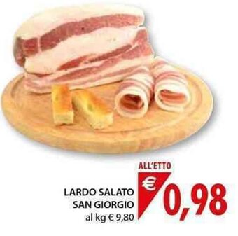 Mercatò Local Lardo Salato San Giorgio offerta