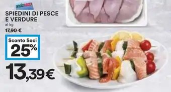 Coop SPIEDINI DI PESCE E VERDURE offerta