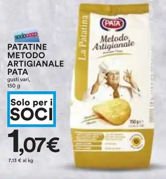 Coop PATATINE METODO ARTIGIANALE PATA gusti vari, 150 g offerta