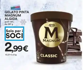 Coop GELATO PINTA MAGNUM ALGIDA gusti vari, da 297 g offerta