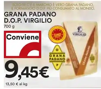 Coop GRANA PADANO, D.O.P Virgilio 700 g offerta