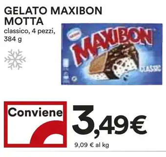 Coop GELATO MAXIBON MOTTA classico, 4 pezzi, 384 g offerta