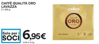 Coop CAFFÈ QUALITÀ ORO LAVAZZA 2 x 250 g offerta