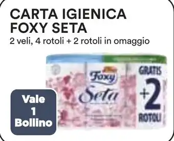 Coop CARTA IGIENICA FOXY SETA offerta