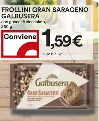 Coop FROLLINI GRAN SARACENO GALBUSERA 260 g offerta