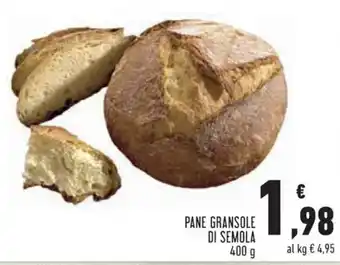 Conad Superstore PANE GRANSOLE DI SEMOLA 400 g offerta