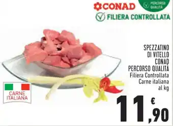 Conad Superstore SPEZZATINO DI VITELLO CONAD offerta