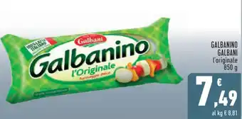 Conad Superstore GALBANINO GALBANI l'originale 850 g offerta