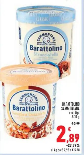 Conad Superstore BARATTOLINO SAMMONTANA vari tipi 500 g offerta