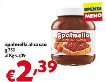 Pam Crema al cioccolato offerta