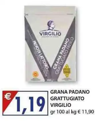 Mercatò Local Virgilio Grana Padano Grattugiato 100 gr offerta
