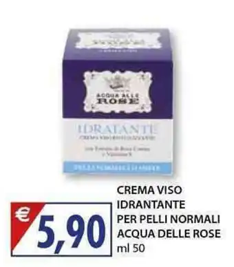 Mercatò Local Crema Viso Idratante Per Pelli Normali Acqua Delle Rose 50 ml offerta