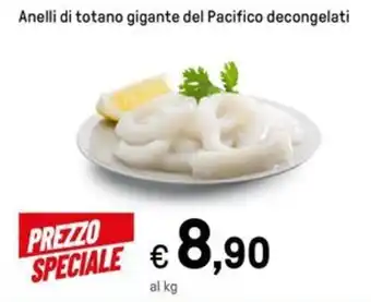 Iper La Grande Anelli di totano gigante del Pacifico decongelati offerta