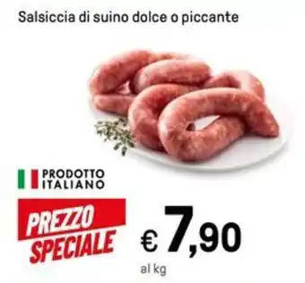 Iper La Grande Salsiccia di suino dolce o piccante offerta