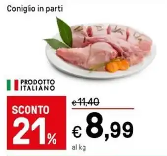 Iper La Grande Coniglio in parti offerta