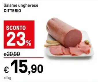 Iper La Grande Salame ungherese CITTERIO offerta