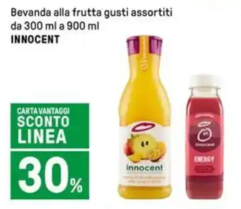 Iper La Grande Bevanda alla frutta gusti assortiti da 300 ml a 900 ml INNOCENT offerta