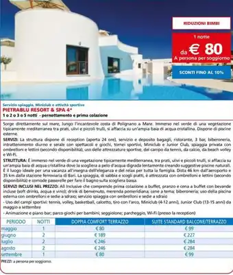 Iper La Grande PIETRABLU RESORT & SPA 4 offerta