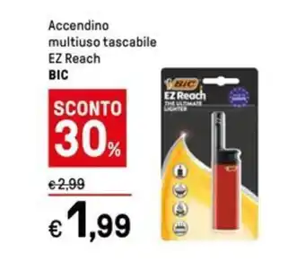 Iper La Grande Accendino multiuso tascabile EZ Reach BIC offerta