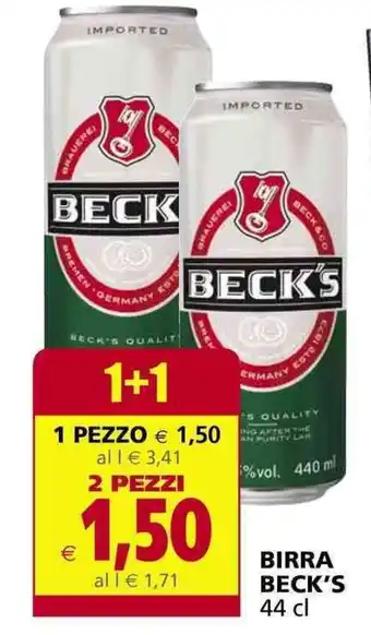 Il Gigante BIRRA BECK'S 44 cl offerta