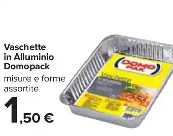 Carrefour Vaschette in Alluminio Domopack offerta