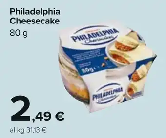 Carrefour Philadelphia Cheesecake 80 g offerta