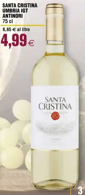 Coop SANTA CRISTINA UMBRIA IGT ANTINORI 75 cl offerta