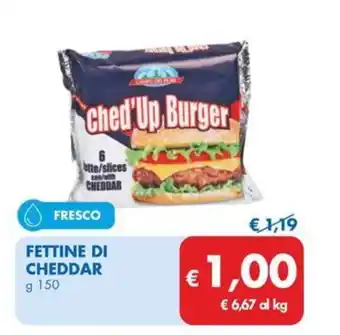 MD Discount FETTINE DI CHEDDAR g 150 offerta