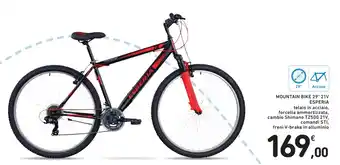 Spazio Conad MOUNTAIN BIKE 29" 21V ESPERIA offerta