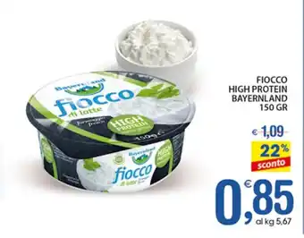 Qui Discount FIOCCO HIGH PROTEIN BAYERNLAND 150 GR offerta