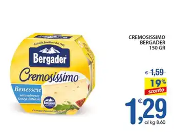 Qui Discount CREMOSISSIMO BERGADER 150 GR offerta