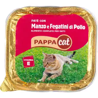 Qui Discount PATE' GATTO PAPPACAT GUSTI ASSORTITI 100 GR offerta