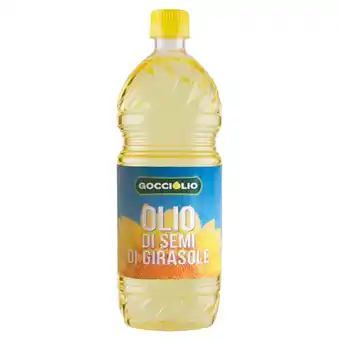 Qui Discount OLIO DI SEMI DI GIRASOLE GOCCIOLIO PET 1 LITRO offerta