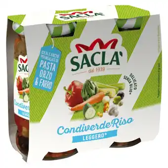 Qui Discount CONDIVERDE RISO LIGHT SACLA' 290 GR X 2 offerta