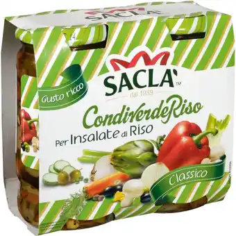 Qui Discount CONDIVERDE RISO CLASSICO SACLÀ 290 GR X 2 offerta