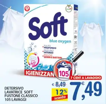 Qui Discount DETERSIVO LAVATRICE SOFT FUSTONE CLASSICO 105 LAVAGGI offerta
