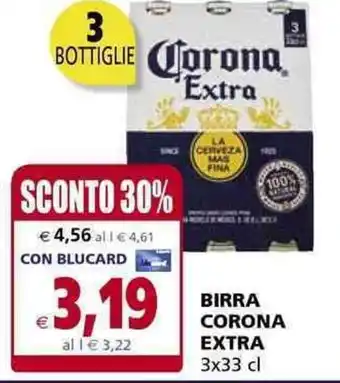 Il Gigante BIRRA CORONA EXTRA 3x33 cl offerta